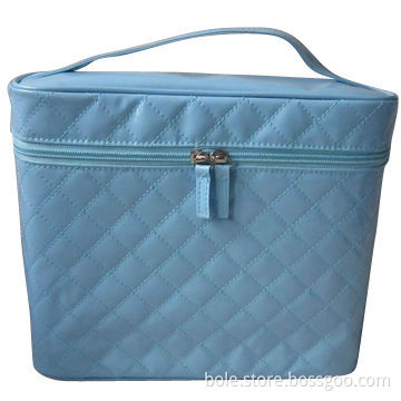 PVC Cosmetic Bag with Nylon Zipper Closure, Various Swatches are Available
